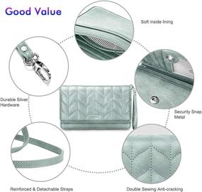 img 1 attached to Stylish Nuoku Women's Handbags & Wallets: Crossbody Wristlet Wallets Collection