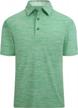 men's quick-dry moisture wicking golf polo shirt by alex vando - short sleeve casual shirt for men logo