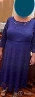 img 1 attached to 👗 Floral Lace Plus Size Midi Dress with Pockets for Party and Wedding review by Johnny Spencer