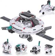 stem toys for kids ages 8-12: 6-in-1 solar robot science kits for diy educational building and space exploration, ideal christmas and birthday gifts for boys, girls, and teens aged 7-13 by aesgogo logo