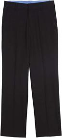 img 2 attached to 👖 Stylish and Comfortable IZOD Bi Stretch Front Dress Black for Boys - Pants Collection