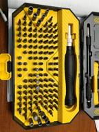 img 1 attached to Jakemy JM-8183 Precision Screwdriver Set, 145 pcs. review by Jnis Bukovskis ᠌