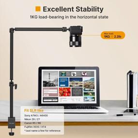 img 1 attached to Flexible Desk Stand And Mount For Cameras, Microphones, And Webcams - The VIJIM LS08