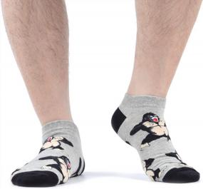 img 3 attached to Men'S Dress Socks Pack - Cool Colors, Fancy Novelty & Funny Designs - WeciBor B058-16