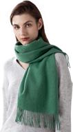 🧣 jushkune cashmere solid wintry women's scarves & wraps – timeless fashion accessories logo