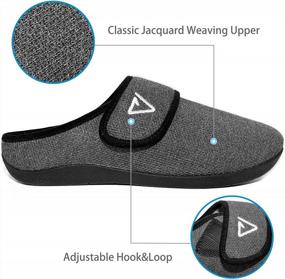 img 1 attached to V.Step Orthotic Slippers With Arch Support & Adjustable Strap - Relief For Plantar Fasciitis, Flat Foot Pain In Men & Women