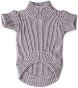 img 3 attached to 🐶 Find the Perfect Puppy Cozy Premium Knitwear Dog Sweater, Made of 100% Cotton