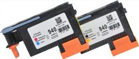 img 4 attached to 🖨️ VineonTec 2 Pack HP 940XL 940 C4900A C4901A Printhead Compatible: Perfect for HP Officejet Pro 8000 8500A Printer Series
