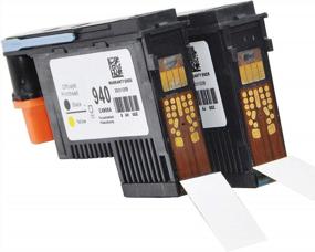 img 2 attached to 🖨️ VineonTec 2 Pack HP 940XL 940 C4900A C4901A Printhead Compatible: Perfect for HP Officejet Pro 8000 8500A Printer Series