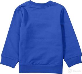 img 3 attached to Toddler Pullover Sweatshirt Sweater Clothes Apparel & Accessories Baby Girls : Clothing