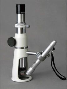 img 3 attached to AmScope H2510 Handheld Stand Measuring Microscope: 20x/50x/100x Magnification, 17mm Field of View, Includes Pen Light - Reliable Precision for Microscopic Analysis