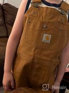 img 1 attached to 👖 Carhartt Boys Big Overall Brown: Durable & Stylish Boys' Clothing review by Russ Freeman