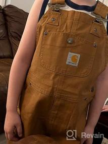 img 3 attached to 👖 Carhartt Boys Big Overall Brown: Durable & Stylish Boys' Clothing