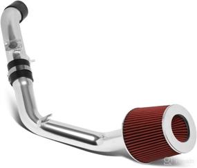 img 4 attached to 🔴 Red Cold Air Intake System for 06-12 Mitsubishi Eclipse GT by DNA Motoring ITK-0002-RD
