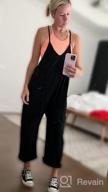 img 1 attached to Womens Oversized Sleeveless Jumpsuit With Pockets - Spaghetti Strap Wide Leg One Piece Romper By Nirovien review by Jeff Payne