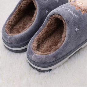 img 2 attached to 👧 TSAITINTIN Toddler Girls Winter Slippers - Cozy Boys' Shoes at Slippers