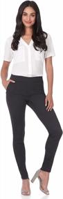 img 1 attached to Rekucci Women'S Modern Stretch Skinny Pant With Tummy Control For Effortless Comfort
