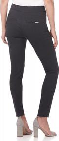 img 2 attached to Rekucci Women'S Modern Stretch Skinny Pant With Tummy Control For Effortless Comfort