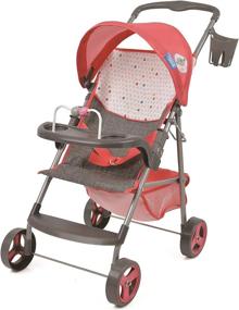 img 4 attached to Hauck Play N Go Doll Stroller - Compact And Portable For Easy Storage And Travel With Room For Dolls Up To 21 Inches