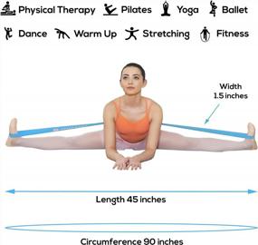 img 1 attached to Zenmarkt Stretch Bands for Dancers and Gymnasts: Enhance Flexibility with Dance, Ballet, Gymnastics and Pilates Training