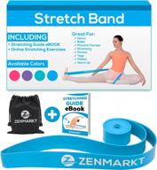zenmarkt stretch bands for dancers and gymnasts: enhance flexibility with dance, ballet, gymnastics and pilates training logo