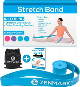 img 4 attached to Zenmarkt Stretch Bands for Dancers and Gymnasts: Enhance Flexibility with Dance, Ballet, Gymnastics and Pilates Training