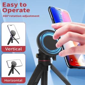 img 2 attached to QKOO Magnetic Selfie Stick Tripod For IPhone 14/13 Series & MagSafe Cases/Rings