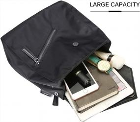 img 1 attached to Женский рюкзак: JOSEKO Fashion Rucksack Nylon School Bag — легкий, стильный и защищенный от кражи!