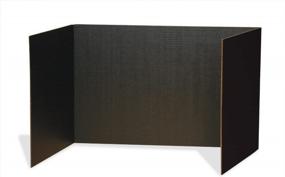 img 3 attached to 4 Pacon Privacy Boards, 48" X 16", Black (3791)