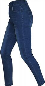 img 1 attached to PHOENISING Women'S Jeans Stretch Denim Pants Soft Mid Waist Jeans