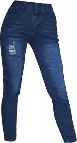 img 2 attached to PHOENISING Women'S Jeans Stretch Denim Pants Soft Mid Waist Jeans