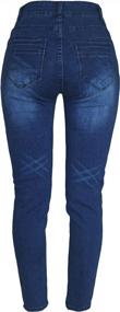 img 3 attached to PHOENISING Women'S Jeans Stretch Denim Pants Soft Mid Waist Jeans