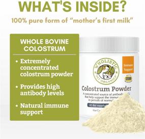 img 2 attached to 🐱 Organic Colostrum Powder for Dogs, Cats, and Puppies - Immune Support, Allergy Relief, Gut Health - Made in USA
