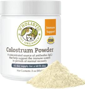 img 4 attached to 🐱 Organic Colostrum Powder for Dogs, Cats, and Puppies - Immune Support, Allergy Relief, Gut Health - Made in USA