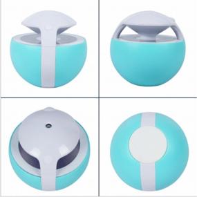 img 3 attached to 450Ml Colorful Elves Cool Mist Humidifier With 7 Colors Changing - Ultrasonic, Adjustable Mist Mode, Waterless Auto Shut-Off For Office, Bedroom, Baby - Blue