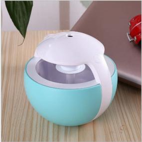 img 1 attached to 450Ml Colorful Elves Cool Mist Humidifier With 7 Colors Changing - Ultrasonic, Adjustable Mist Mode, Waterless Auto Shut-Off For Office, Bedroom, Baby - Blue