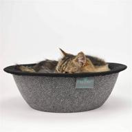 🐱 hepper cat nest – washable bed with removable fleece liner: cozy round shape for calming and warming your indoor cats logo