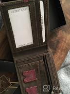 img 1 attached to Minimalist Bi Fold Leather Wallet Blocking review by Sean House