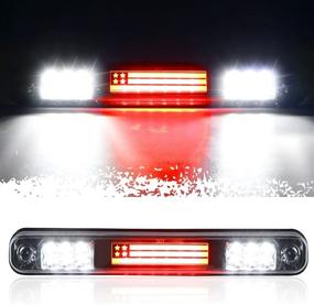 img 4 attached to 🚦 Clear Lens LED High Mount Stop Light for 1988-1999 Chevy GMC C1500 C2500 K1500 K2500 Silverado Blazer - Tresound 3rd Third Brake Cargo Light