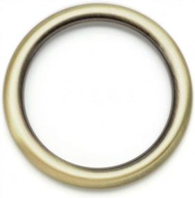img 4 attached to Strong Metal Welded O-Ring Buckles For Leather Craft | Set Of 4 | Brushed Brass Finish | 1 1/2 Inch | CRAFTMEMORE SCOG