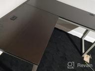 img 1 attached to Cherry SHW Home Office 55"X60" Large L Shaped Corner Desk - Perfect For Your Home Office! review by Nick Granner