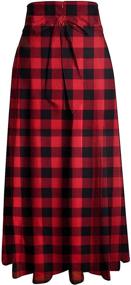 img 2 attached to 👗 Vintage Summer Black Waisted Women's Skirts - Women's Clothing