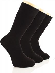 img 1 attached to Stay Comfortable And Stylish With LAETAN Men'S Bamboo Dress Socks