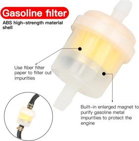 img 1 attached to 🏍️ Enhance Performance with GREHUA Gas Fuel Filter Tube Line: Ideal for GY6 50cc-110cc Pit Bikes, Scooters and Motorcycles!