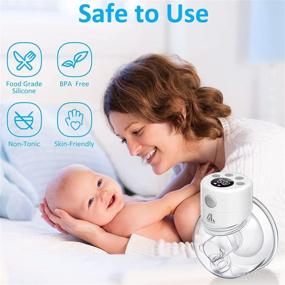 img 3 attached to 🤱 Convenient and Silent Electric Wearable Breast Pump - LCD Display, 2 Mode & 9 Levels Adjustment