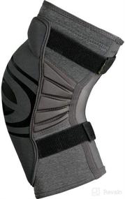 img 1 attached to 🦵 IXS Unisex Carve EVO+ Breathable Moisture-Wicking Knee Pads (Grey, XXL) - Compression Sleeve Support, Padded Protection for Men & Women