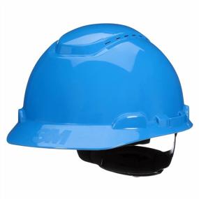 img 4 attached to 3M Hard Hat SecureFit H-703SFV-UV Blue Vented Cap Style Safety Helmet W/ Uvicator Sensor & 4-Point Pressure Diffusion Ratchet Suspension - ANSI Z87.1