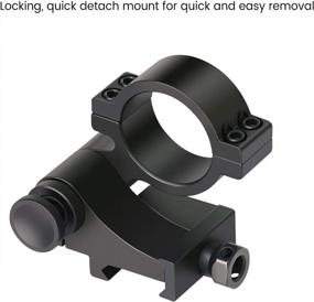 img 2 attached to Feyachi M36 1.5X - 5X Red Dot Sight Magnifier: Top-Quality Optics With Flip To Side Mount