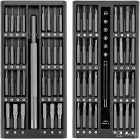 img 4 attached to 🔧 Canitu 62 in 1 Precision Mini Screwdriver Set: A Comprehensive Repair Tool Kit for Electronics, Glasses, and More