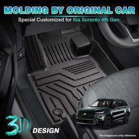 img 3 attached to TGBROS Sorento All Weather Non Slip Odourless Interior Accessories